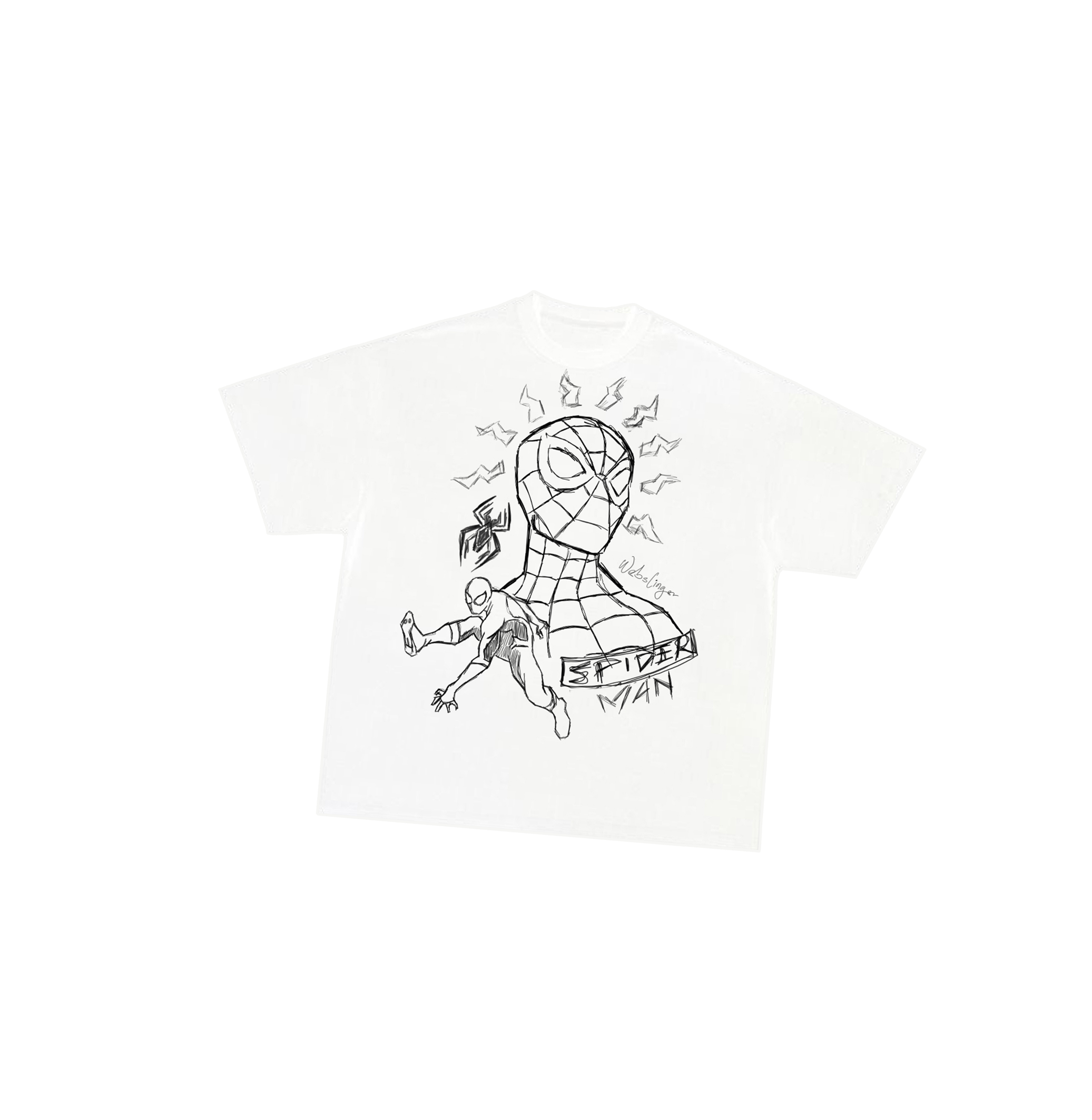 Spider-Man Fan Art Tee White